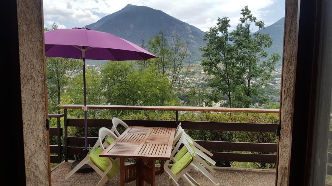 Studio Sympa Avec Terrasse , Maxi 4 Pers.Briancon Eksteriør bilde